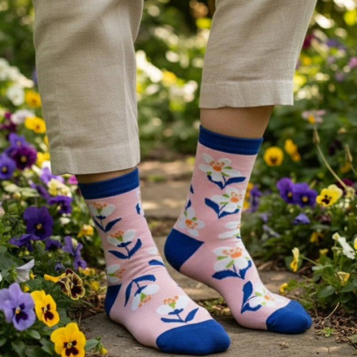 Friday Sock Co. Chaussettes Dépareillées Modern Jasmine pour Femme