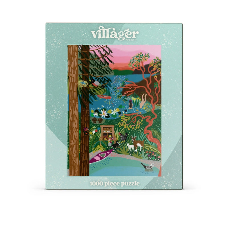 Casse-tête L'île de Salt Spring 1000 pièces Villager Puzzles | Conçu en Colombie-Britannique, Canada