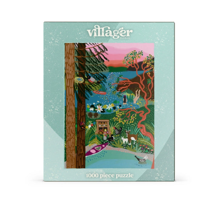 Casse-tête L'île de Salt Spring 1000 pièces Villager Puzzles | Conçu en Colombie-Britannique, Canada
