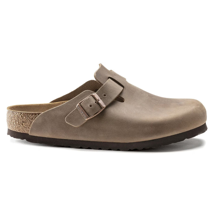 Birkenstock Boston Cuir Huilé Tabac - Normal