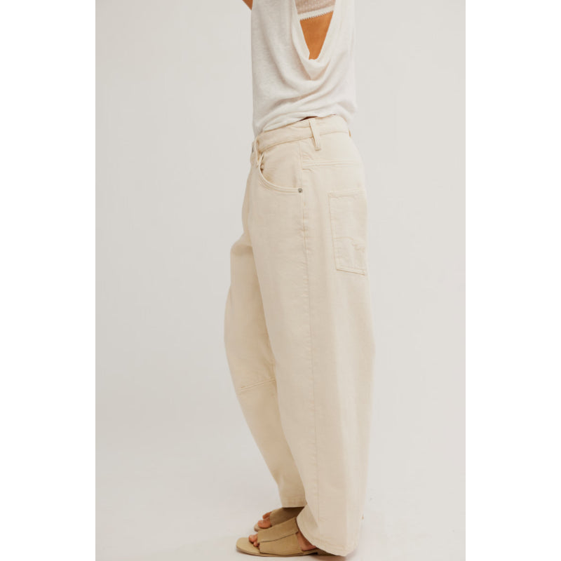 Pantalon Boyfriend Minimaliste Moxie Free People