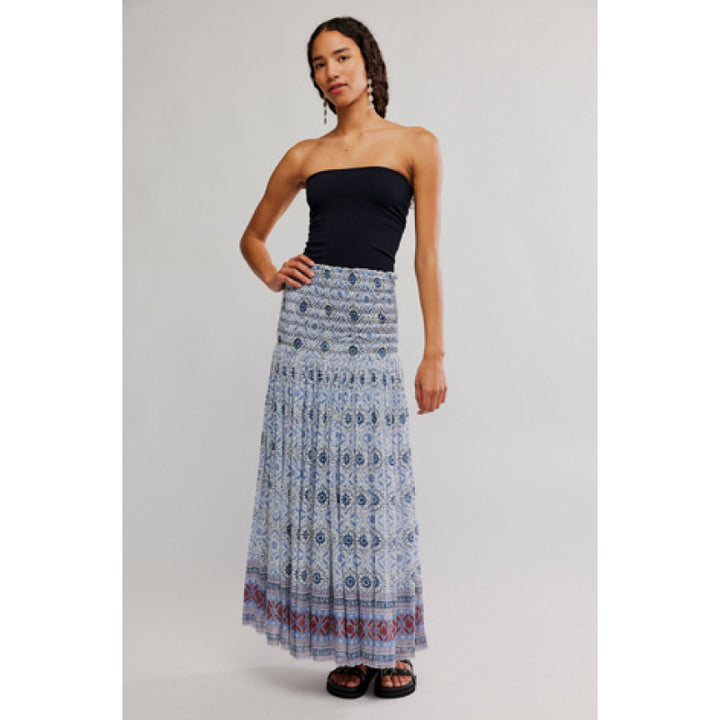 Jupe longue imprimée Free People Ravenna