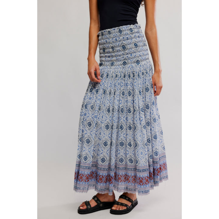 Jupe longue imprimée Free People Ravenna