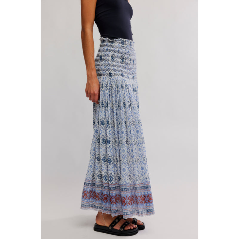Jupe longue imprimée Free People Ravenna