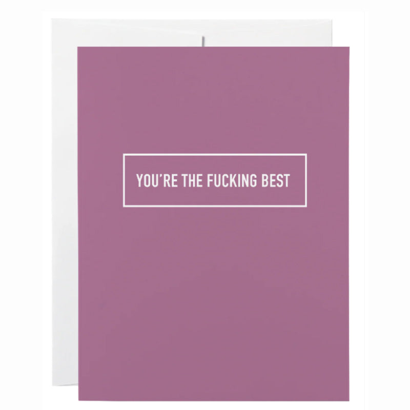 Cartes Chic Vous êtes les meilleurs putain