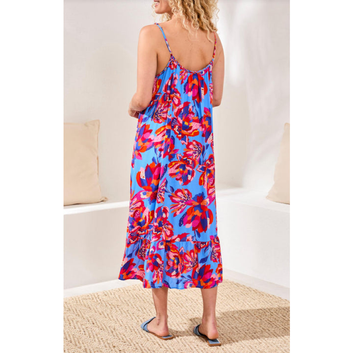 Robe sans manches tribale avec doublure
