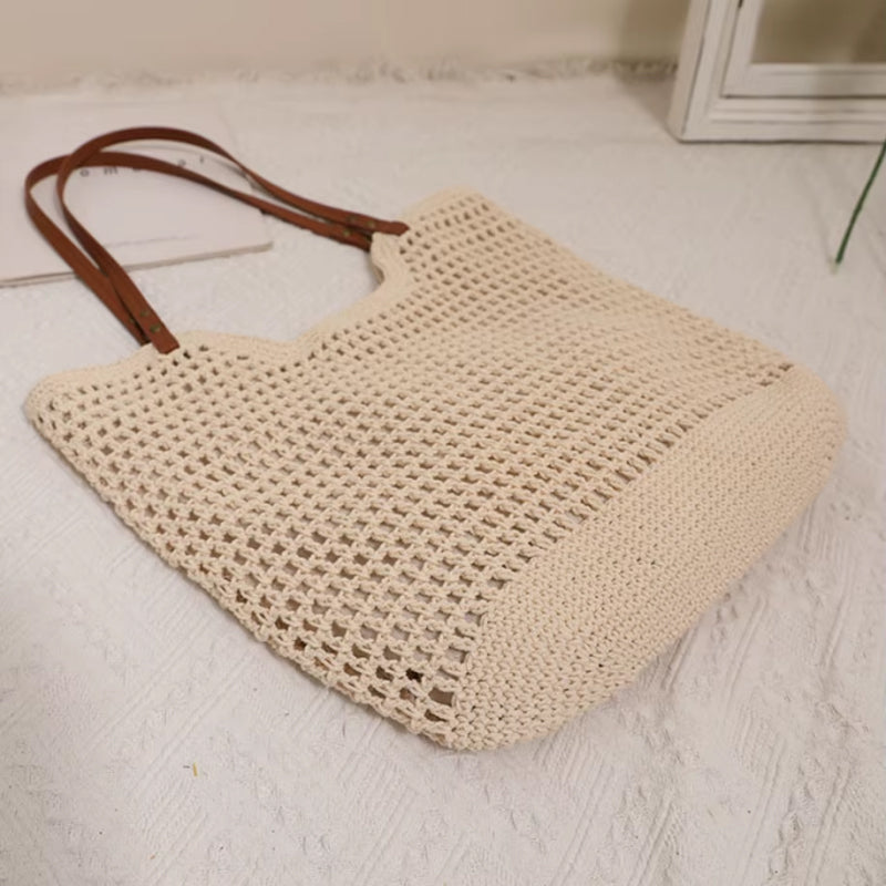 Sacs de plage tissés en coton Essentials pour l'extérieur
