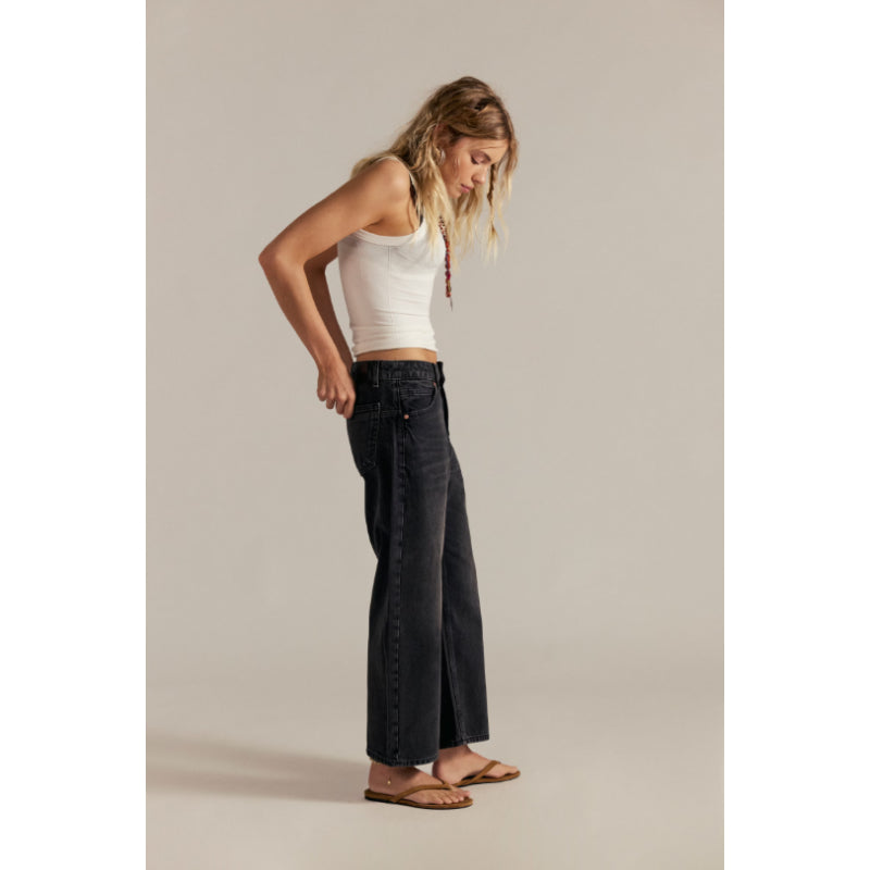 Free People We the Free Deep Trance Dropped Boyfriend Jeans - Hypnose