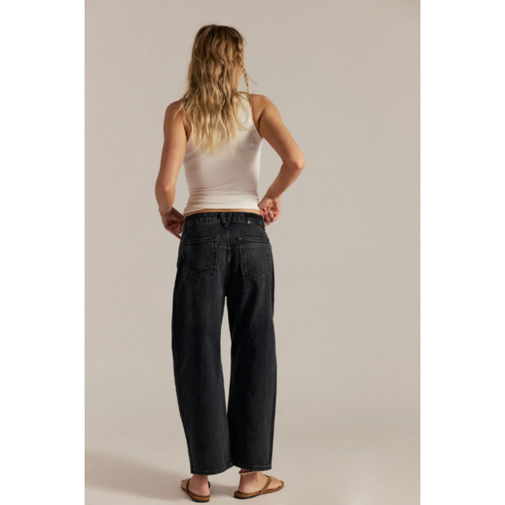 Free People We the Free Deep Trance Dropped Boyfriend Jeans - Hypnose