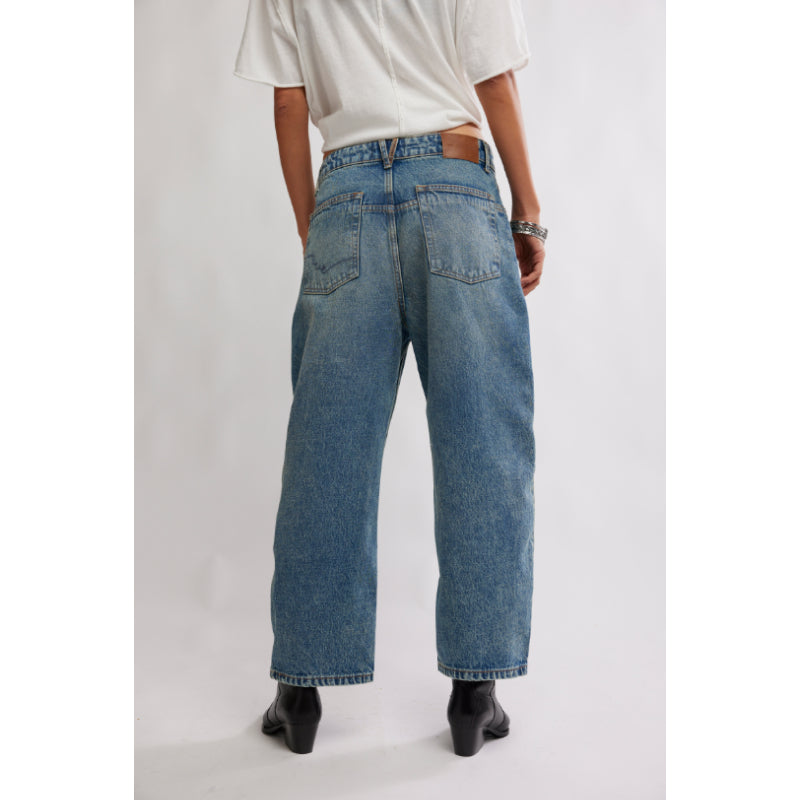 Free People We The Free Jean boyfriend large Deep Trance - From Beyond