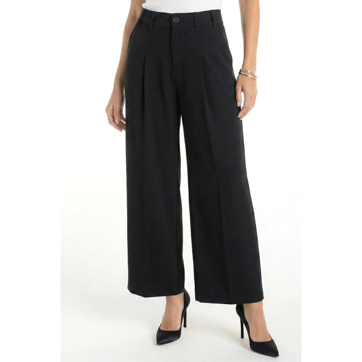 Pantalon large plissé taille haute Liverpool