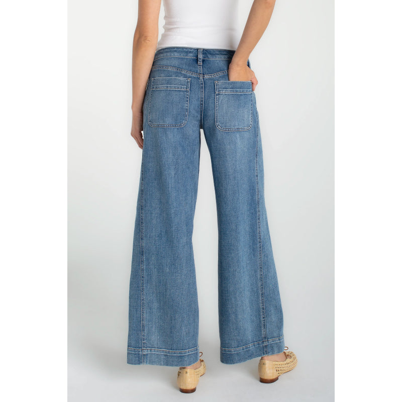 Pantalon large Liverpool Stride avec détails utilitaires