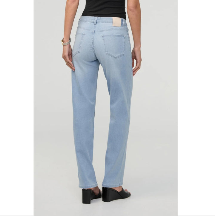 DU/ER Jean de performance coupe droite taille mi-haute - Bleu désert
