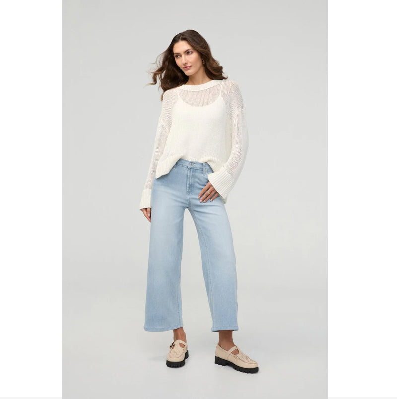 DU/ER Performance Denim+ Jean droit taille haute large - Zephyr