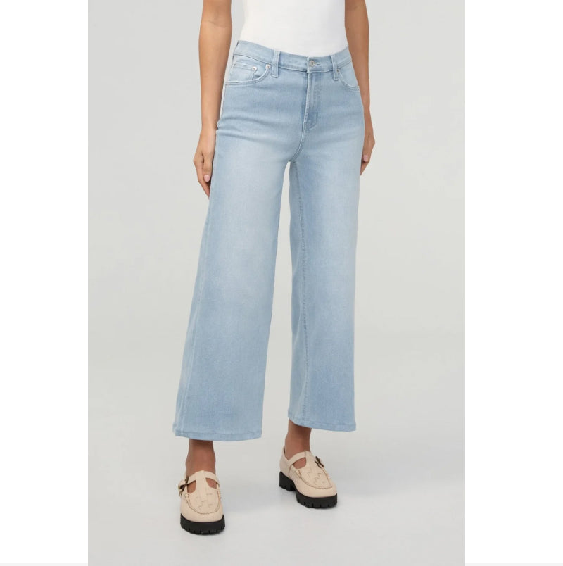 DU/ER Performance Denim+ Jean droit taille haute large - Zephyr