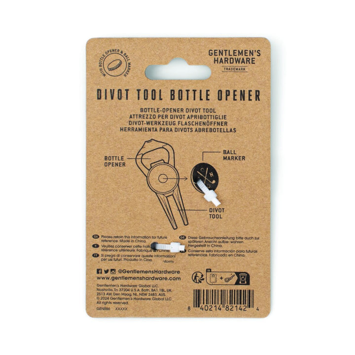 Ouvre-bouteille avec releveur de divots Gentlemen's Hardware