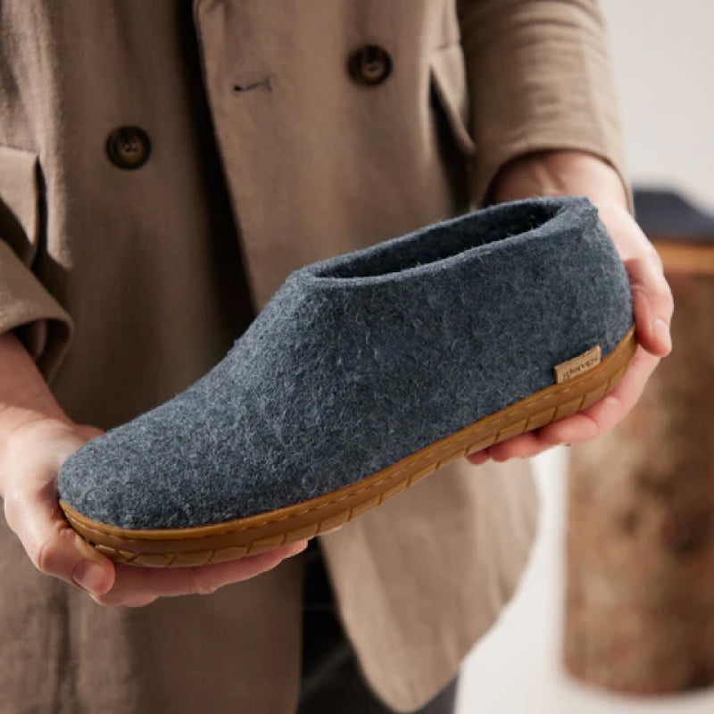 Glerups Shoe - Honey Rubber- Denim