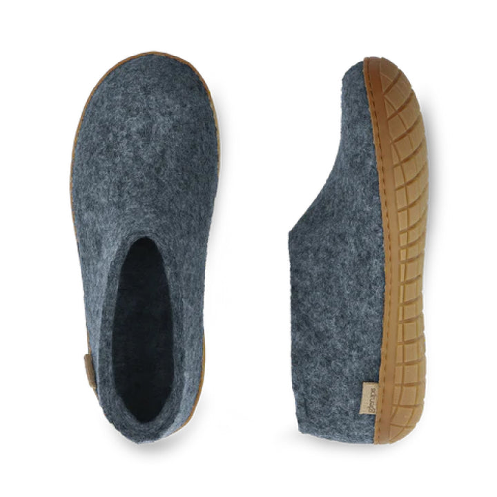 Glerups Shoe - Honey Rubber- Denim