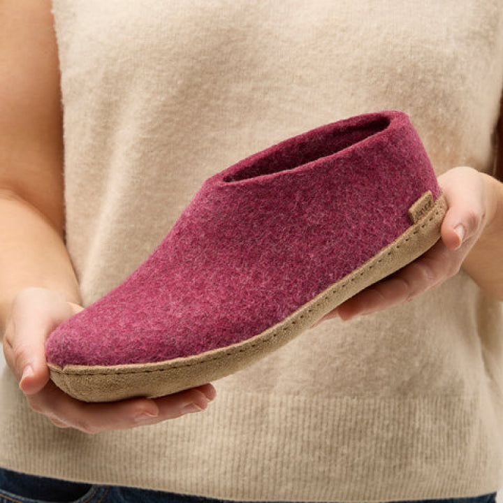 Glerups Shoe - Leather - Cranberry