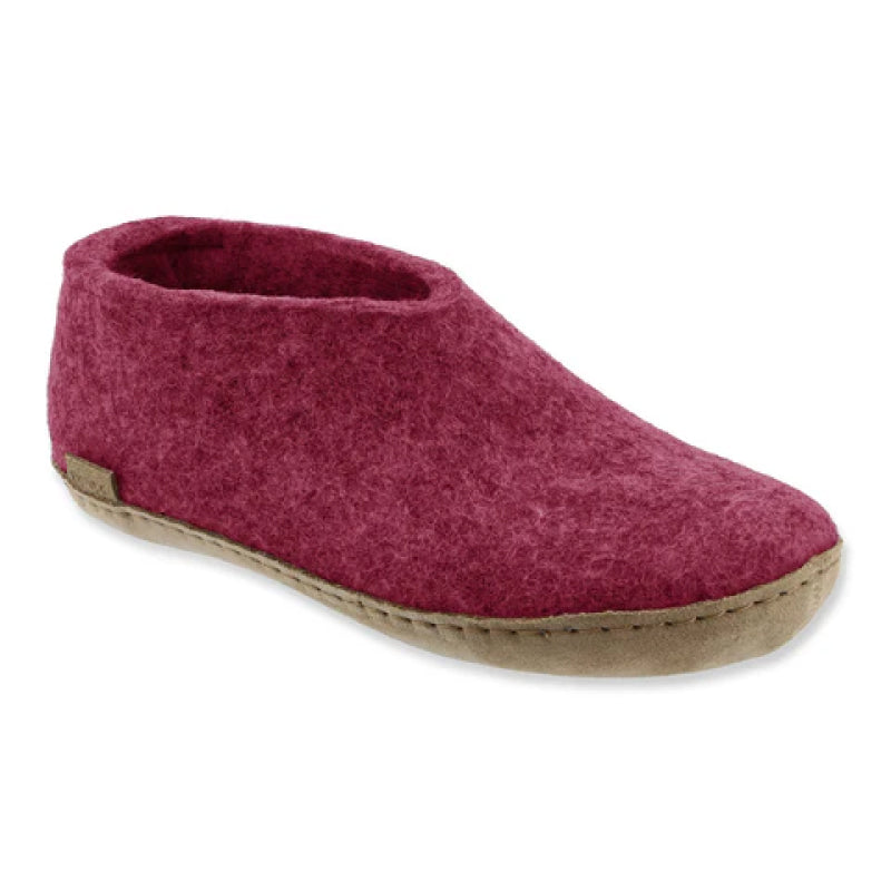 Glerups Shoe - Leather - Cranberry