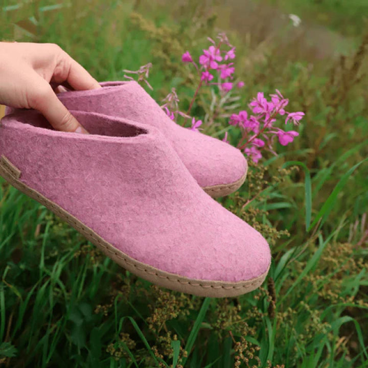Glerups Slip-On - Cuir - Fleur