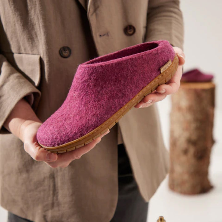 Glerups Slip-On - Honey Rubber - Cranberry