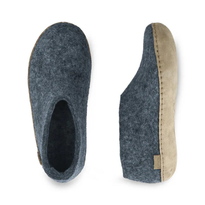 Glerups Shoe - Leather - Denim