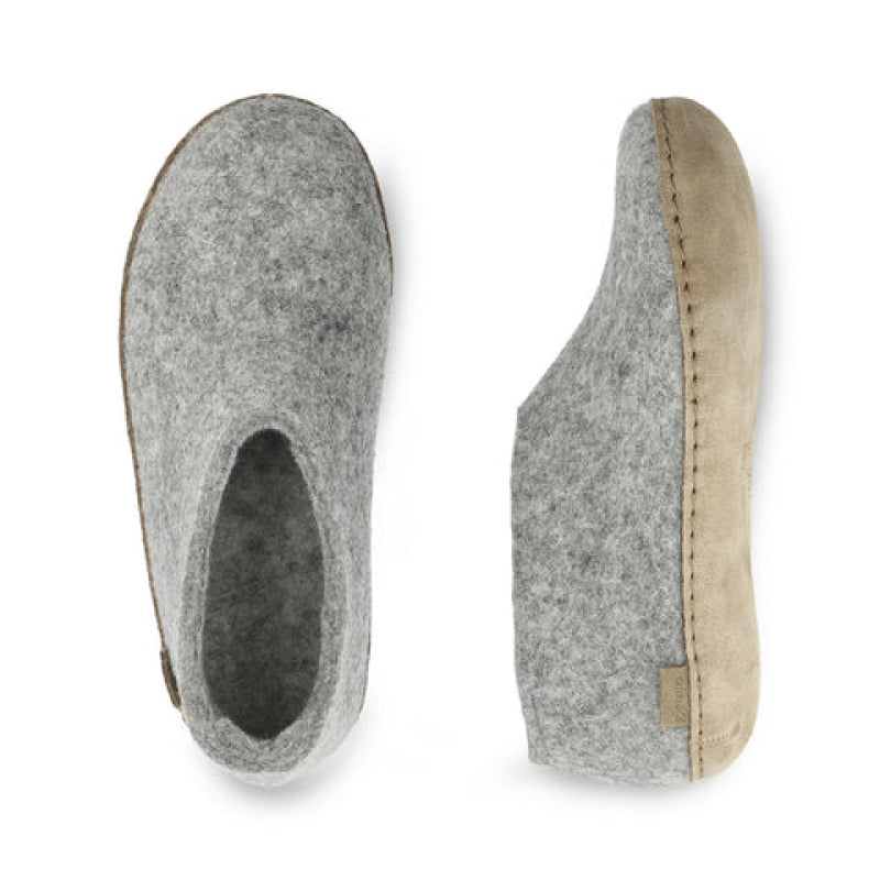 Glerups Shoe - Leather - Grey