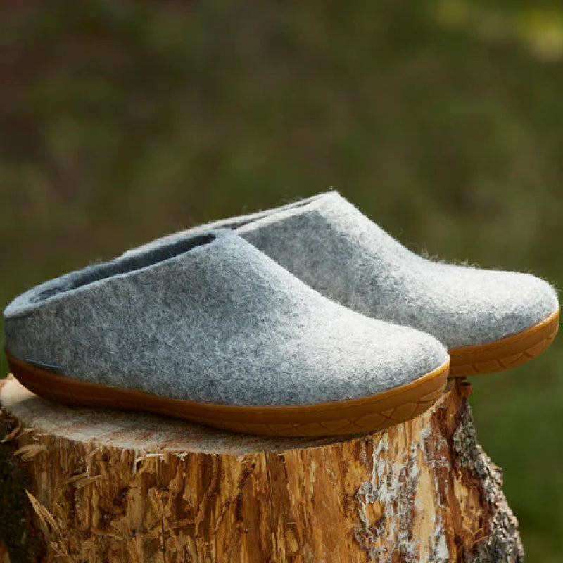Glerups Slip-On - Caoutchouc Miel - Gris