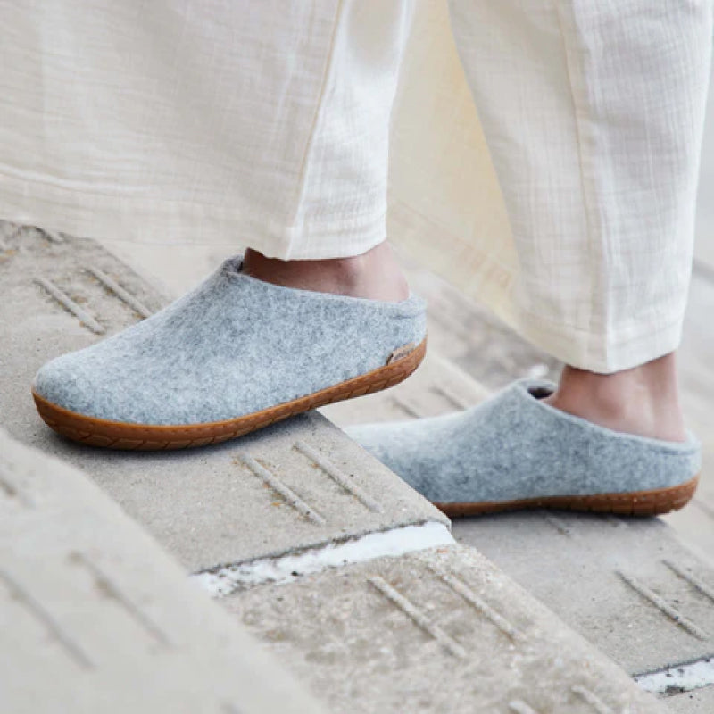 Glerups Slip-On - Caoutchouc Miel - Gris
