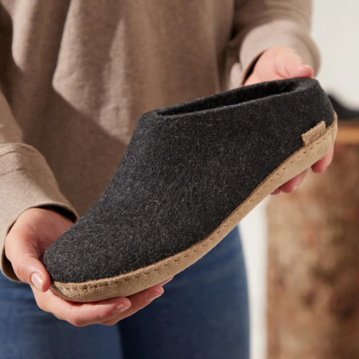 Glerups Slip-On - Cuir - Charbon