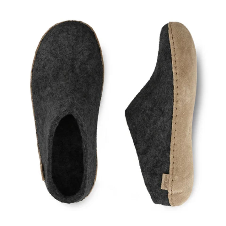 Glerups Slip-On - Cuir - Charbon