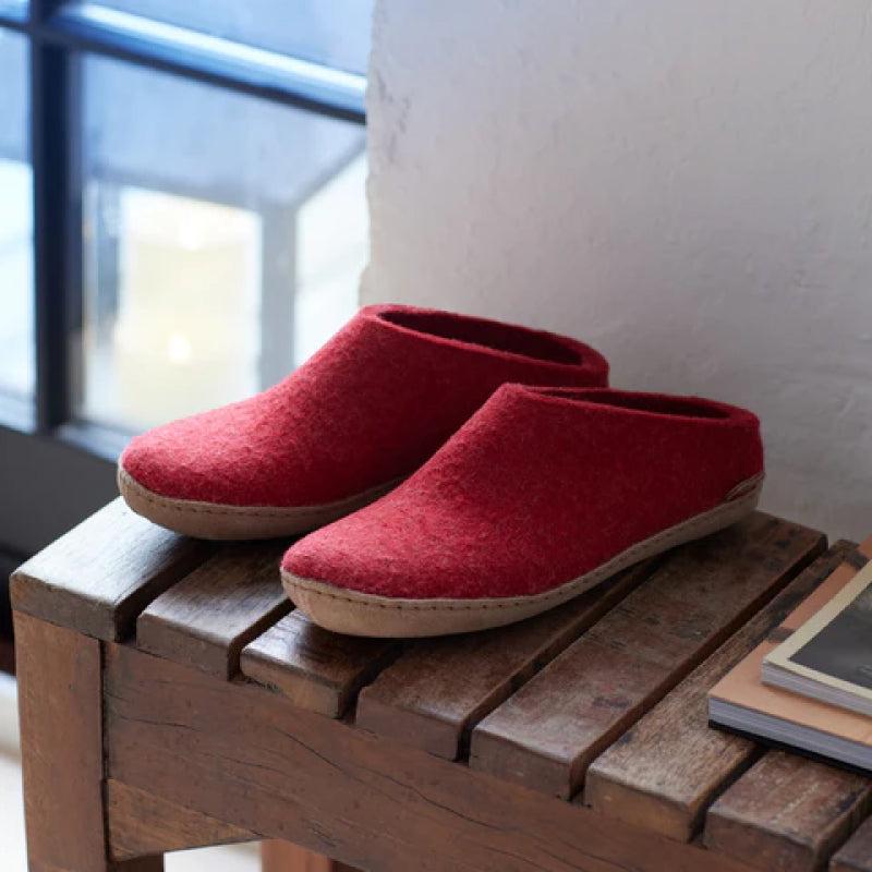 Glerups Slip-On - Leather - Red