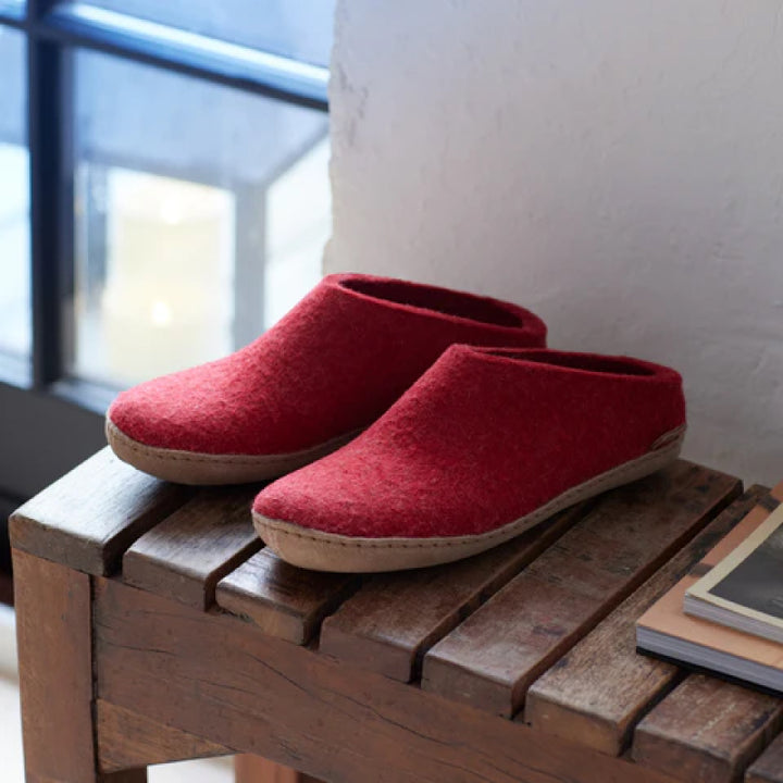 Glerups Slip-On - Leather - Red