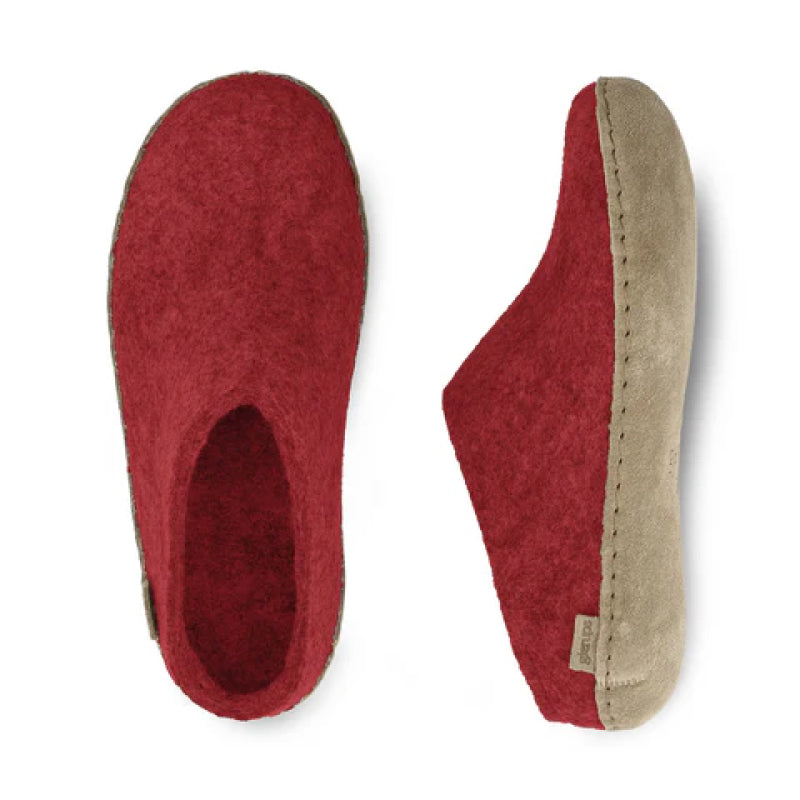 Glerups Slip-On - Leather - Red