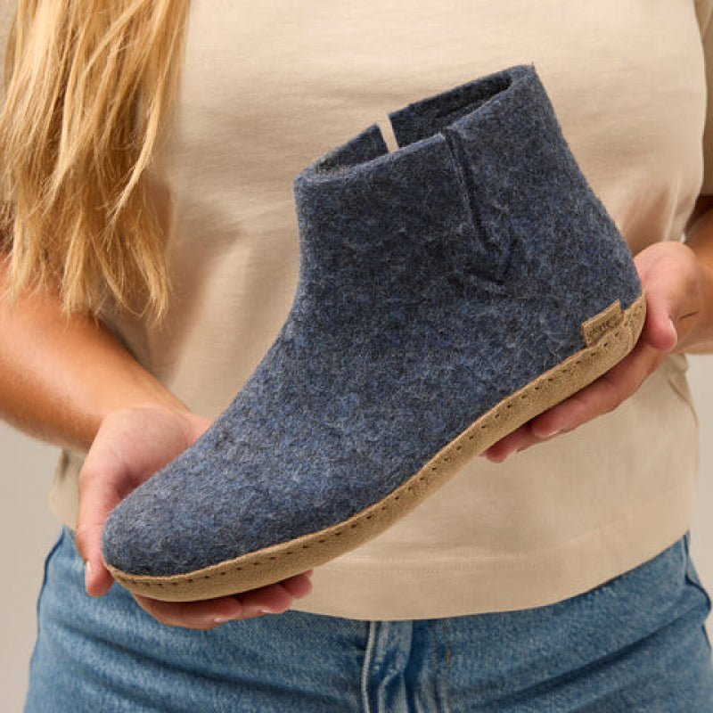 Glerups Boot - Leather - Denim