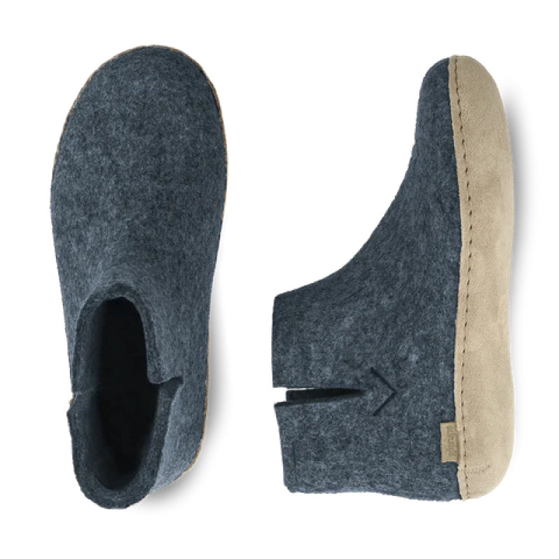 Glerups Boot - Leather - Denim