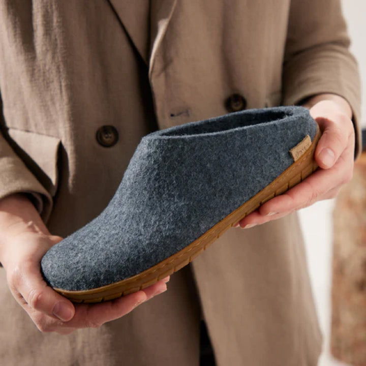 Glerups Slip-On - Caoutchouc Miel - Denim
