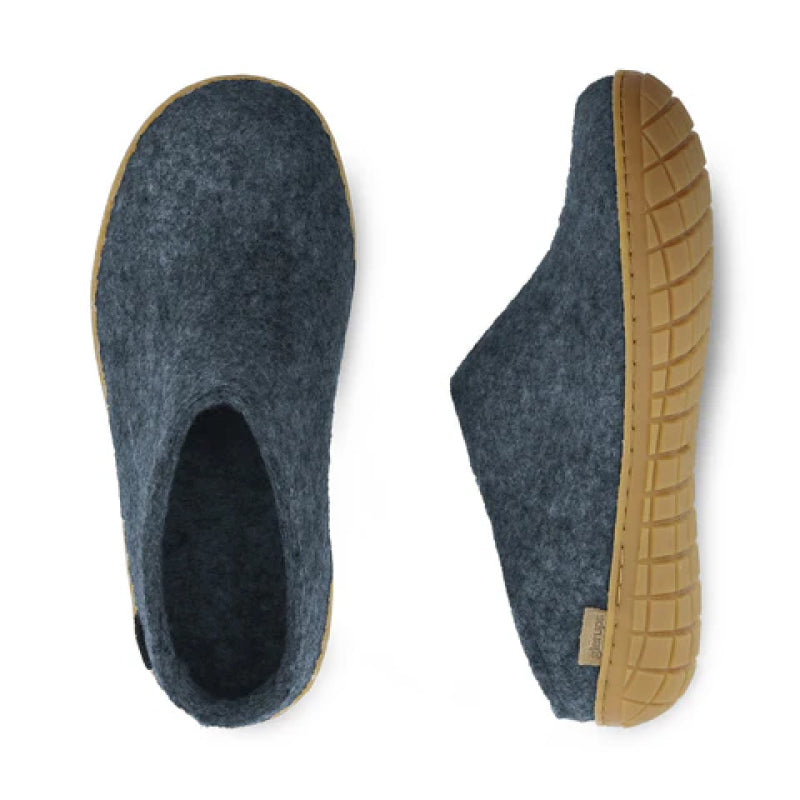 Glerups Slip-On - Caoutchouc Miel - Denim