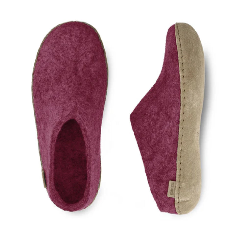 Glerups Slip-On - Leather - Cranberry