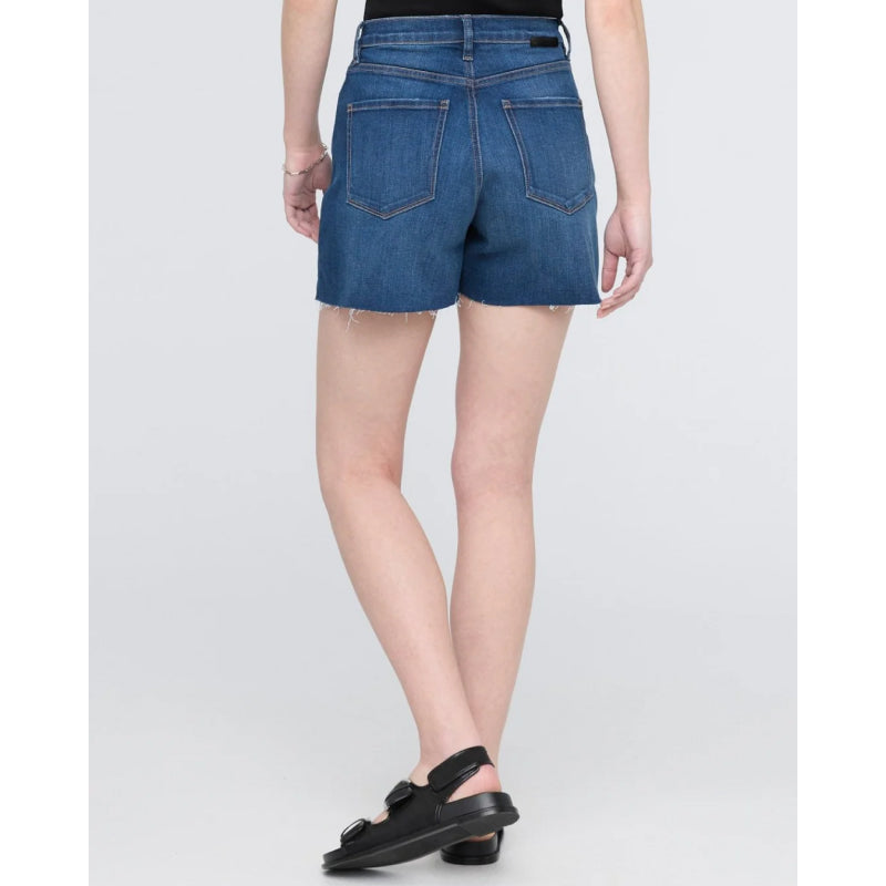 DUER Women's Performance Denim+ High Rise Relaxed Short