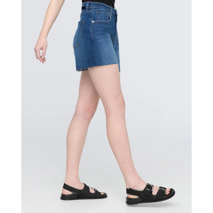 DUER Women's Performance Denim+ High Rise Relaxed Short