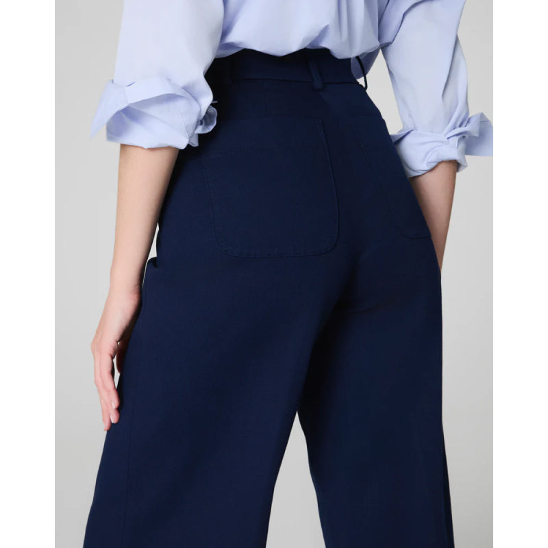 SPANXsupersmooth™ Stretch Twill Wide Leg Pant