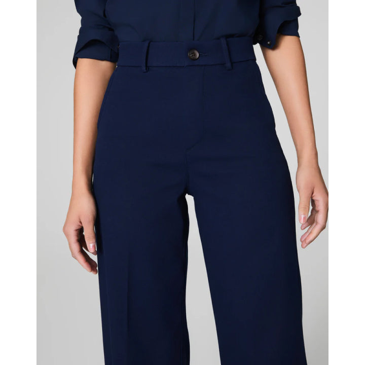 SPANXsupersmooth™ Stretch Twill Cropped Wide Leg Pant