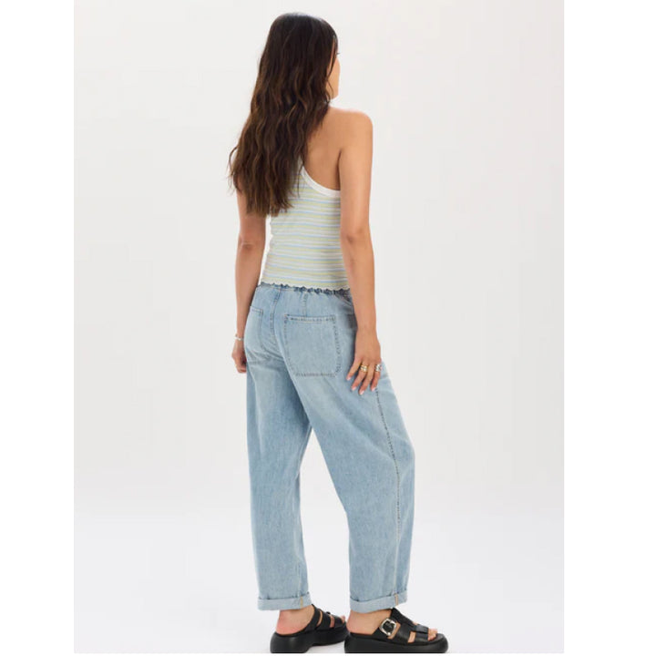 Daze Denim Villa Drawstring Barrel Leg - Wild Card
