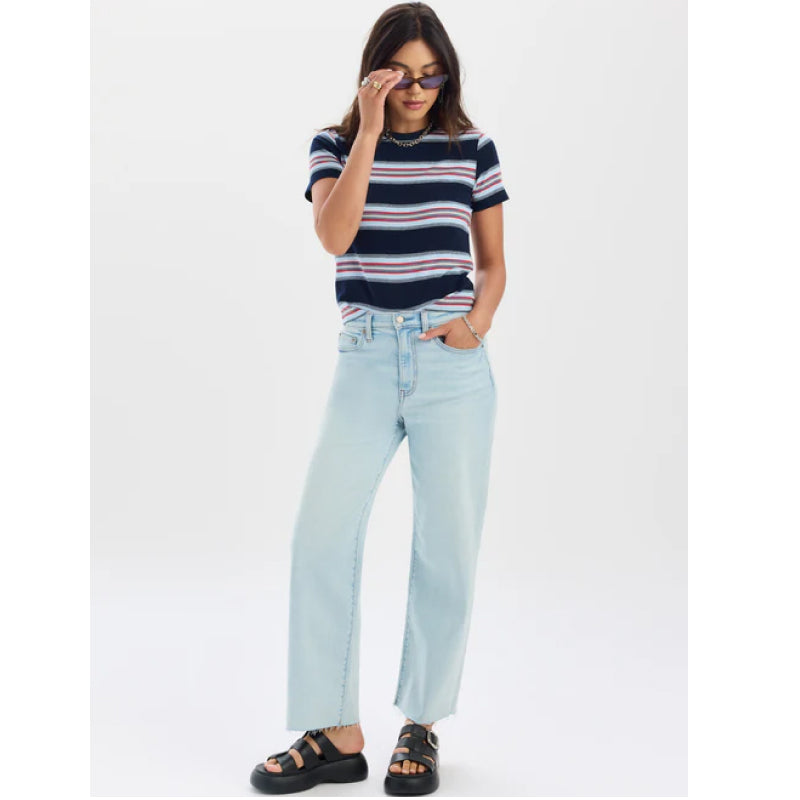 Daze Denim Pleaser High Rise Wide Ankle - Detour