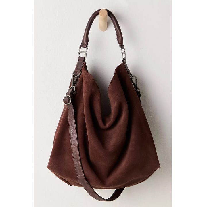 Free People Suzie Suede Slouchy Tote Bag