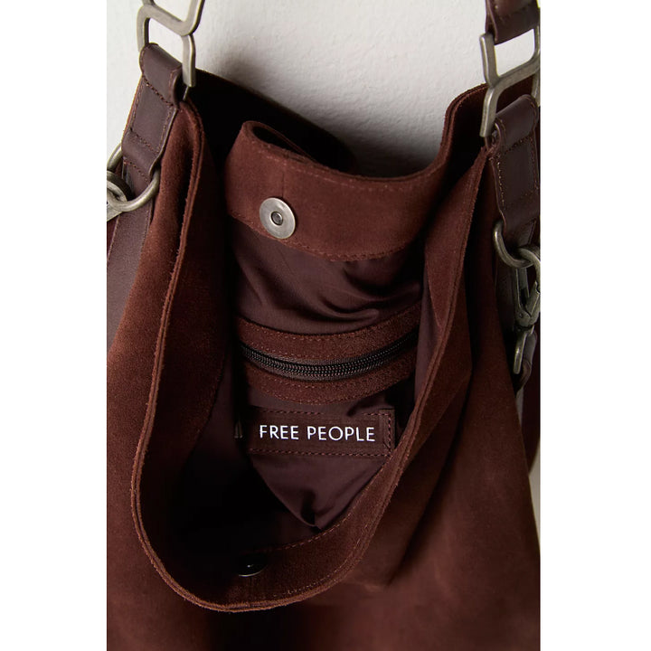 Free People Suzie Suede Slouchy Tote Bag