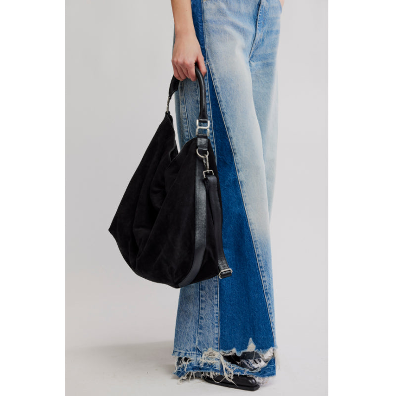 Free People Suzie Suede Slouchy Tote Bag