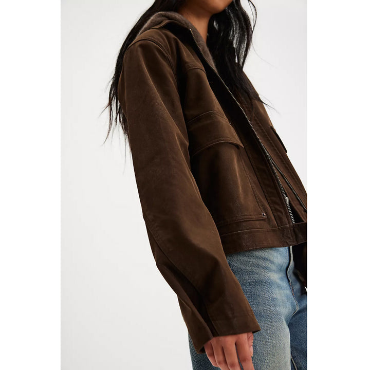 Free People Blair Vegan Suede Sierra
